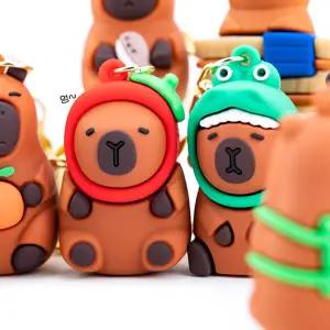 카피바라 미니 키링 10p  가방고리 백팩 인형키링 가방참장식