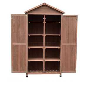 야외 수납장 원목 캐비닛 농기구 보관함 전원주택