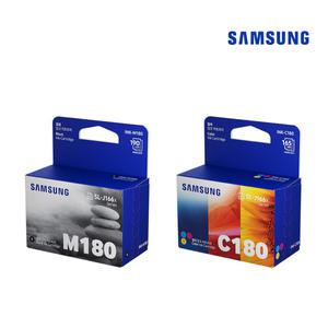 삼성 잉크 INK-M180 C180 검정 컬러 정품세트 SL-J1660 J1663 J1665 J1770FW