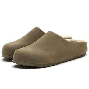 캐주얼 유행 겨울 신발 털슬리퍼 남여공용 털슈즈 뮬블로퍼