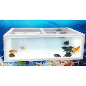 대형 거북이 수조 어항 100X40X28CM 이송용 60X40X30흰색 100L 프라베