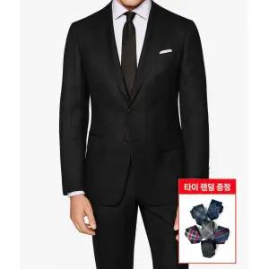 [롯데백화점]맨잇슈트 한정판)25S/S신상품 고스판 사계절 블랙체크 포멀핏 정장세트+타이증정 DR4435