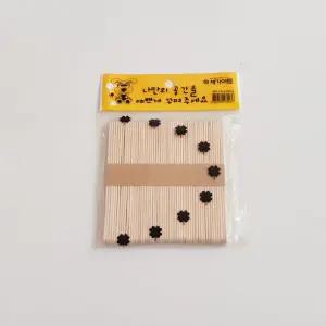 (나무색)(100개입) 하드바 아이스크림 막대/나무/막대기/스틱/나무바/우드/아트/재료/스틱밤/하드/공예용