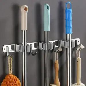 밀대 걸이/청소/걸이/후크/메다/용품/접착식/거치대/대걸레/밀대/걸레/홀더