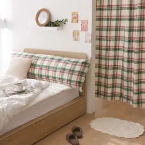 아트박스/포홈 홀리 기모체크 창문 커튼(140cmx150cm)