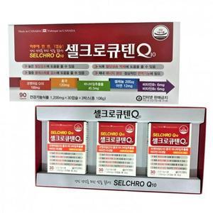 셀크로큐텐Q10 30캡슐 3박스 코엔자임Q10 3개월분 약국