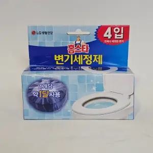 엘지생활건강 홈스타 변기세정제 40g, 4입