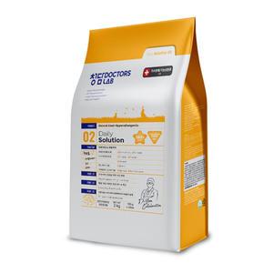 명품 강아지사료 청담닥터스랩 가수분해 사료 스킨 코트 2kg 피부알러지