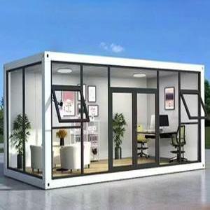 모듈형 이동식 사무실 컨테이너 조립식 품질 보장 맞춤 제작 임시 현장 파티션 책상 소파