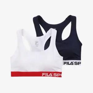 [휠라언더웨어] 헤리티지 엑티브 스포츠 브라탑 2PACK (FI4ITG1104F_WHI)