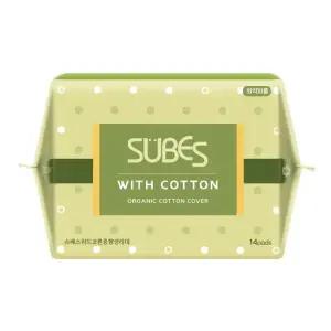 위드코튼 유기농 순면커버 생리대 중형 14P x1팩