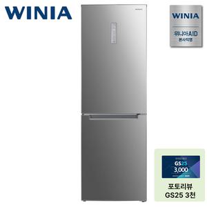 위니아 냉장고 300리터 310L EWRC326EEMSUO(A) 2도어 상냉장 하냉동 일반 원룸 모텔 사무실 오피스텔