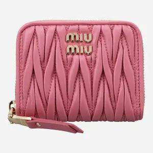 5F 5MM268 AFPP F0638 마테라쎄 나파 동전 지갑 베고니아 핑크