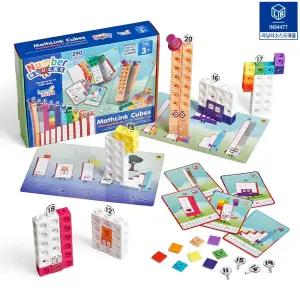 러닝리소스 넘버블록스 11-20 수막대 큐브 블럭 매쓰링크 블록 숫자세기 기초수학 놀이