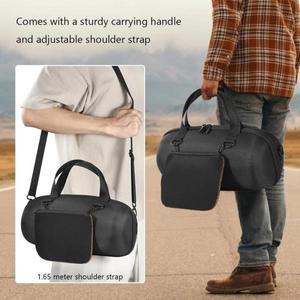 [보호보관] 이동식 실리콘 스피커 핸들 그립, 하드 스토리지 백, JBL 호환용익스트림 4, 3 캐리 케이스, 핸