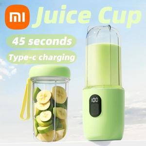 Xiaomi 휴대용 블렌더 USB 충전식 무선 미니 Juicer 믹서 스무디 쉐이크 단백질 여행 스포츠 병 Juicer 컵