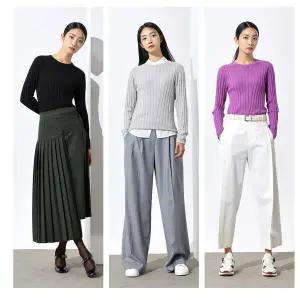 [카][런칭가 89000원] J by 실크블렌디드 롱슬리브 니트 3종