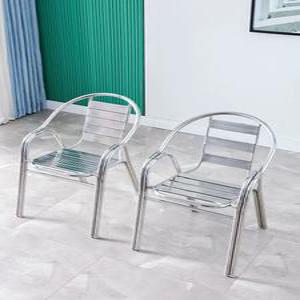알루미늄의자 야외 테라스 카페 스틸