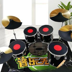 드럼 뮤트기 쉴드 패드 연습용 소음 장치 절감 제거 음소거