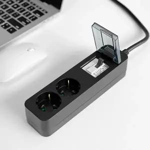 대성 국내산 고용량멀티탭 누전차단 2구 2.5m 블랙