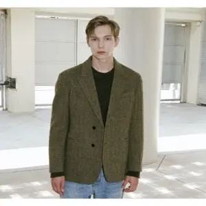 세미오버핏 셔틀랜드 헤링본 캐주얼 자켓(FHEAX4118)