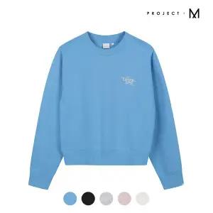 [폴햄][프로젝트엠] 여성 PRJCT 라운드넥 크롭 플리스 맨투맨_EYD4TR2877