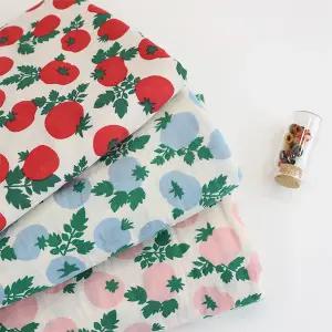 거즈원단 대폭 요루 이중거즈 토마토 나라 3종 C0