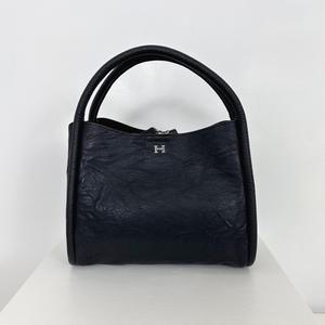 엣지 실버 토트백 [고트가죽/3color]