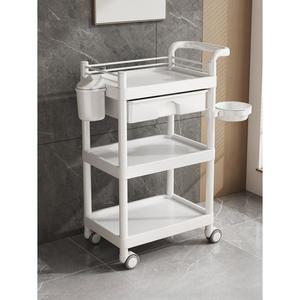 미용 왜건 뷰티카트 미용실 피부샵 트레이 트롤리 이동식 왁싱