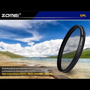 Zomei 67mm 전문 광학 CPL 원형 편광 편광판 필터 캐논 니콘 탐론 시그마 소니 올림푸스 SLR 렌즈