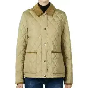 디몬트 버버리 여성 다이아몬드 퀼팅 나일론 자켓(베이지) 8107511