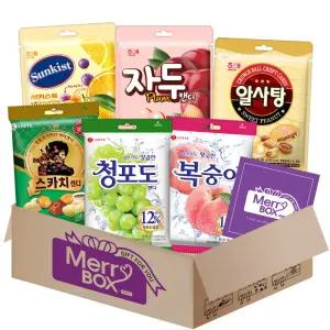메리박스 캔디1호 6종(청포도+복숭아+스카치 3가지+썬키스트+자두+알사탕)