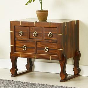 개다리 5서랍 전통 협탁 수납장