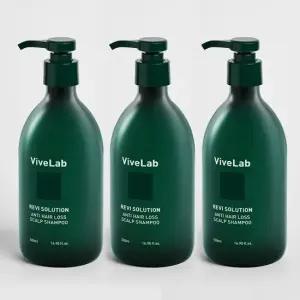 4주 솔루션 초록 탈모 샴푸 500ml 3 SET