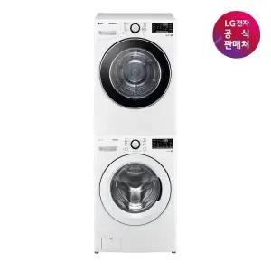 [LG](강남점)S][LG전자공식판매처] 트롬 세트 F19WDWP+RH19WTWN (드럼세탁기+건조기)
