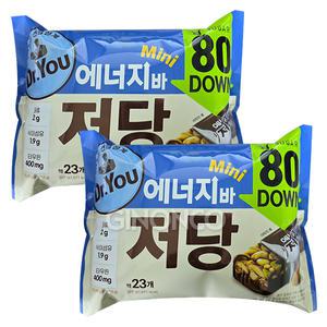오리온 닥터유 에너지바 저당 미니 324g 2개 단백질바 저당