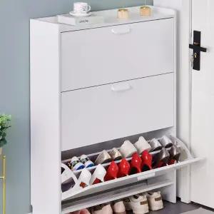 캐비넷 슬림신발장 여닫이 신발꽂이 출입문 얇은 현관