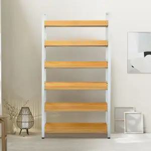 아트박스/가구느낌 리버책장 6단 900 철제 책꽂이 인테리어