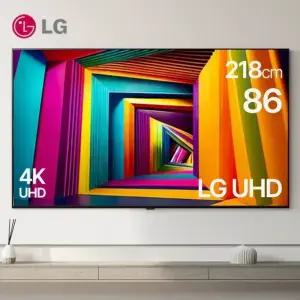 LG전자 울트라 HD 4K 86인치 TV 대형 스마트 티비 86UT7550 포유 거실 안방 사무실 회의실
