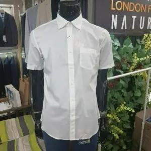 런던포그(계양) HL01 흰색 반팔 와이셔츠 레귤러 흰색 반팔 와이셔츠 LKACA11Z