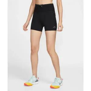나이키 NIKE 트레일 드라이 핏 하이웨이스트 4인치 타이트 러닝 쇼츠 W - 블랙 HV2353-010 132733