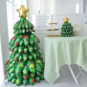 (대형)사무실 풍선 트리풍선 장식 크리스마스 탁상용 세트/파티장식/홈파티/칼라풍선/파티용풍선/성탄트리