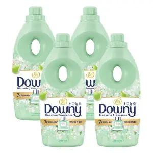 다우니 생화향기 컬렉션 프리지아 앤 페어 1L 4개 DC