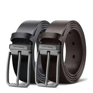 JEEP SPIRIT 남성 소가죽 정장 벨트 BT0697