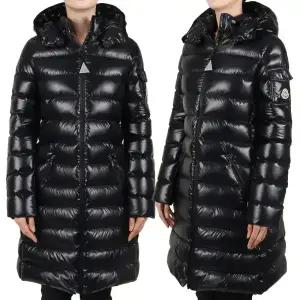 몽클레어 25FW 여성 모카 후드 롱패딩 블랙 성인사이즈 K29541C50110 68950 999 12-14Y