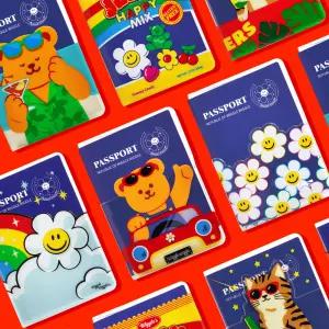 [위글위글] 포켓 여권 케이스 여행 지갑 커버 387721