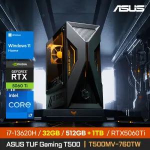 ASUS TUF GAMING PC T500MV-760TW i7-13620H/32GB/512GB+1TB/RTX 5060Ti/Win11