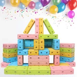 두뇌발달 말랑이 회전자석 벽돌블럭 48P 창의력 블록놀이 두뇌개발 명절선물 설