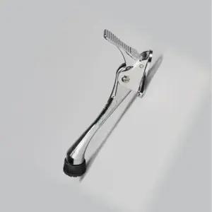 도어부속 말굽 자동말굽 페달식 대 크롬 문고정 도어스토퍼 방문스토퍼 문스토퍼 방문고정 말굽