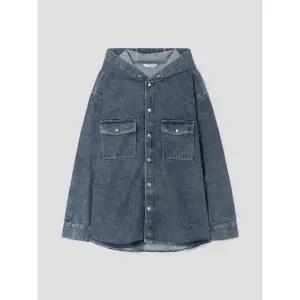 [에잇세컨즈] 데님 후드 셔츠  블루 (455864LPBP)